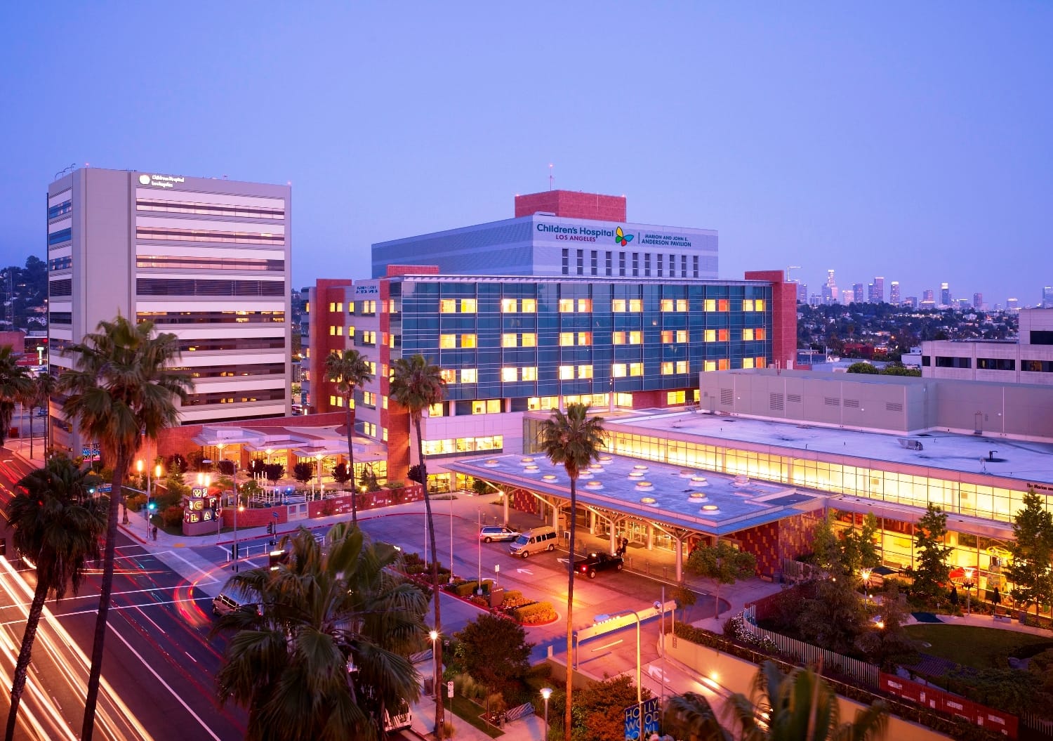 Children's Hospital Los Angeles at Dusk
