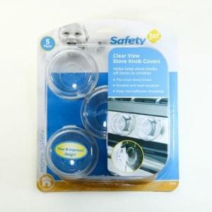 Childproofing product - clear view stove knob covers in package