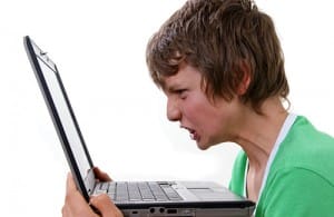Some teens may encounter stress from social media, texting or emails.