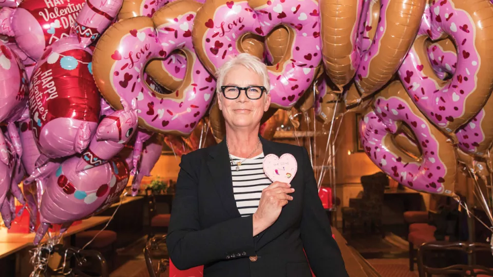 Actress and longtime CHLA supporter Jamie Lee Curtis helped celebrate Valentine’s Day this year at CHLA.