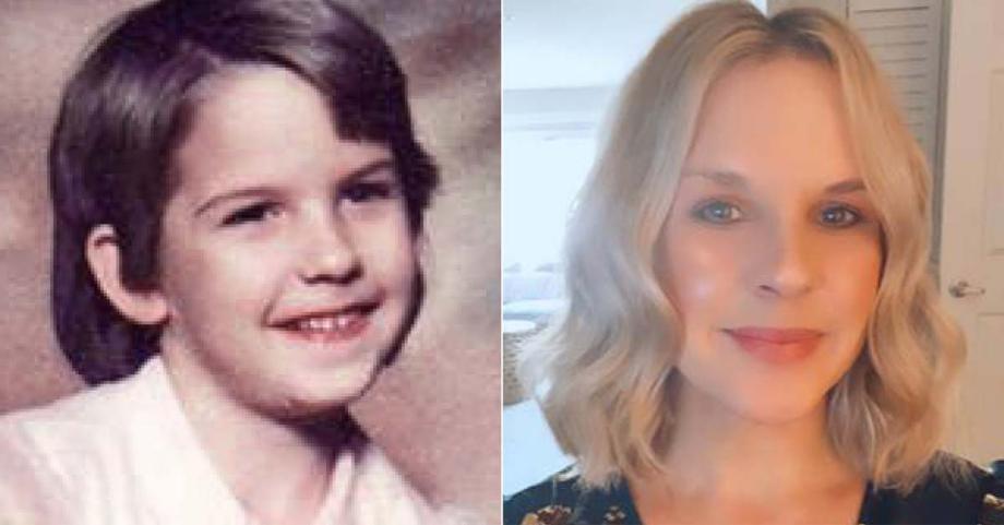 Photos of Regina Grice as a child and adult