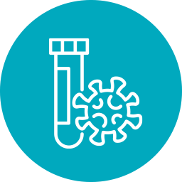 icon of test tube and molecule for COVID-19 Funding Opportunities