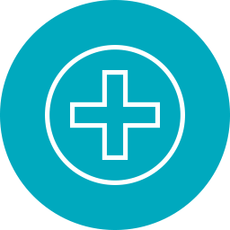 icon of medical cross for Health Resources & Services Administration (HRSA)