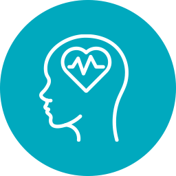 icon of pulse and heart for Substance Abuse and Mental Health Services Administration (SAMHSA)