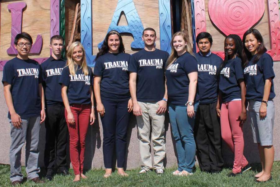 Group of interns from the Pediatric Injury Prevention Scholars Program at Children's Hospital Los Angeles