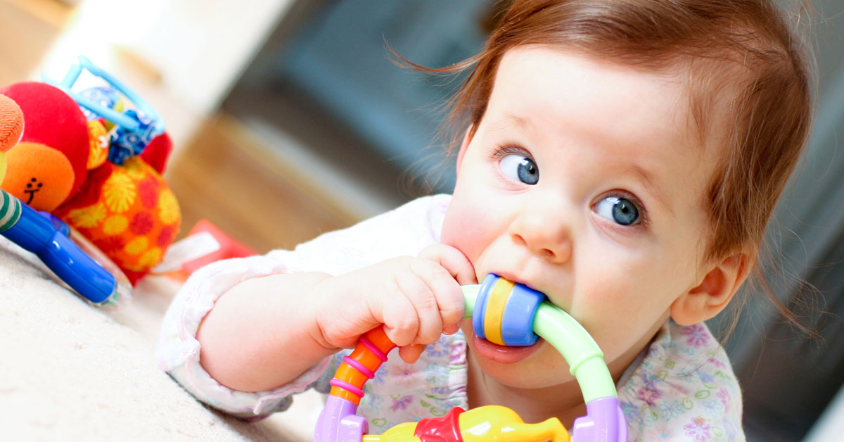 teething ring for 4 month old