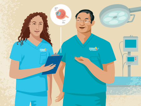 Illustration of researchers Jesse Berry, MD and Thomas Lee, MD