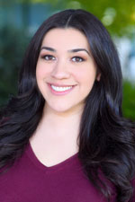 Portrait of Stephanie Salcedo, international case coordinator in Children's Hospital Los Angeles Global Health Program