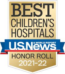 USNWR Badge - Best Children's Hospitals Honor Roll