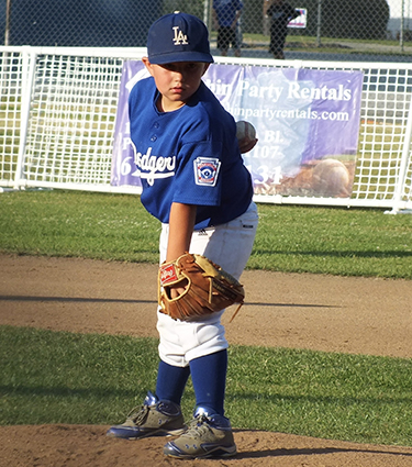 CHLA-jaykob-2012-375x425.jpg Six-year-old Jaykob on the pitcher's mound